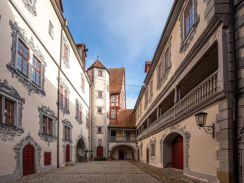 Innenhof vom alten Schloss